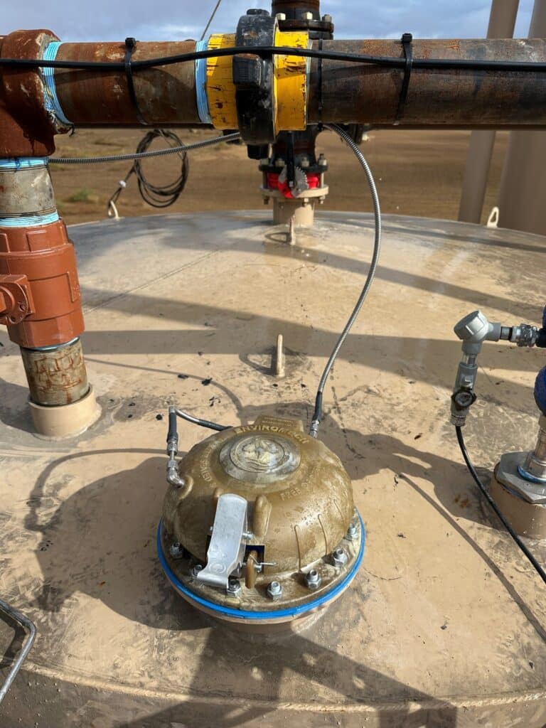 Enviromech Composite Theif Hatch on Tank