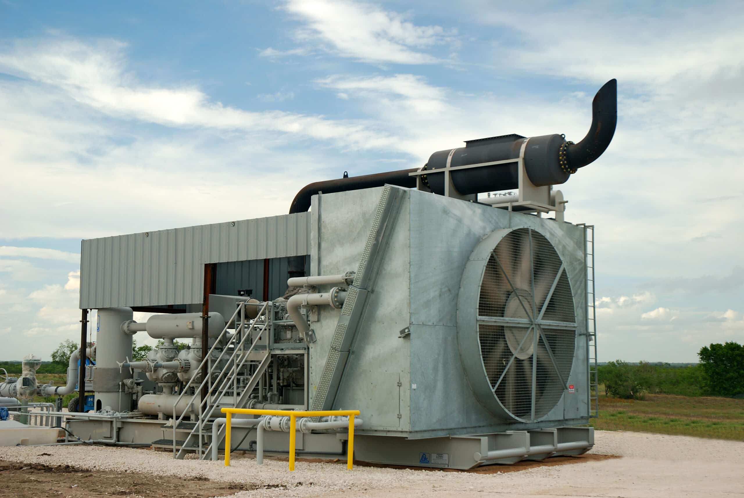 Gas,Compressor,Used,To,Process,Gas,For,Pipeline,Distribution.