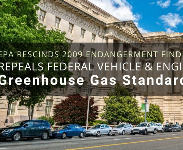 EPA Rescinds 2009 Endangerment Finding
